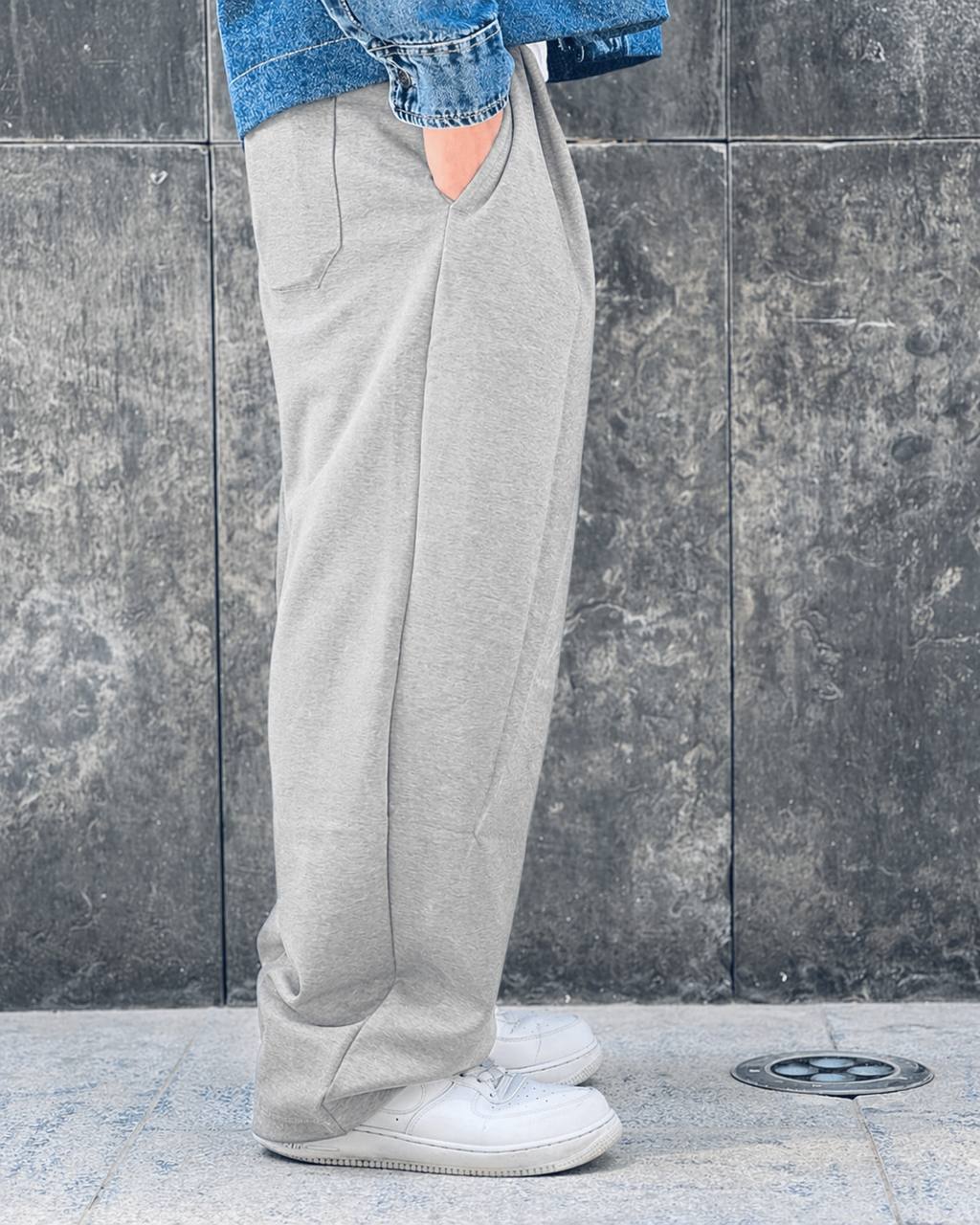 gray old money sweatpants