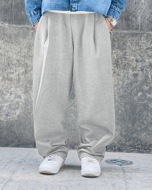 gray old money sweatpants