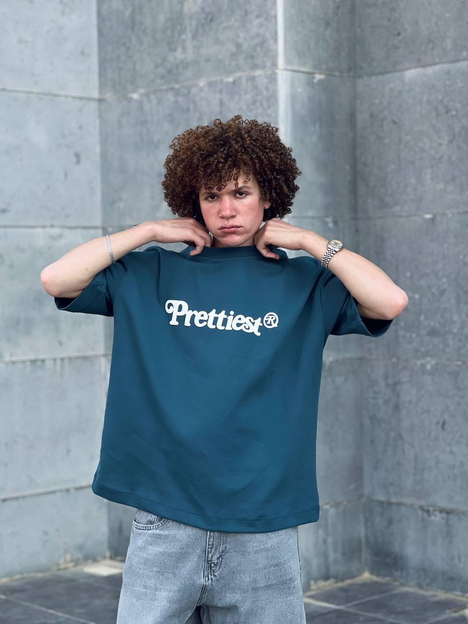 Indigo oversized t-shirt