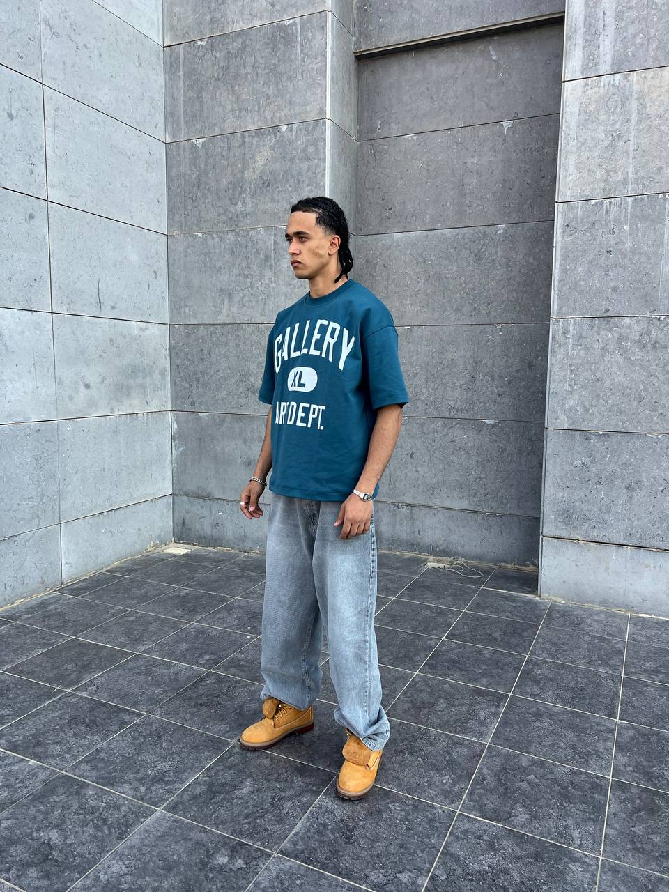 indigo oversized t-shirt