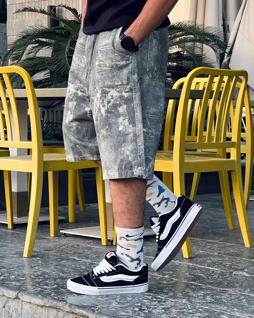 blure washed jorts