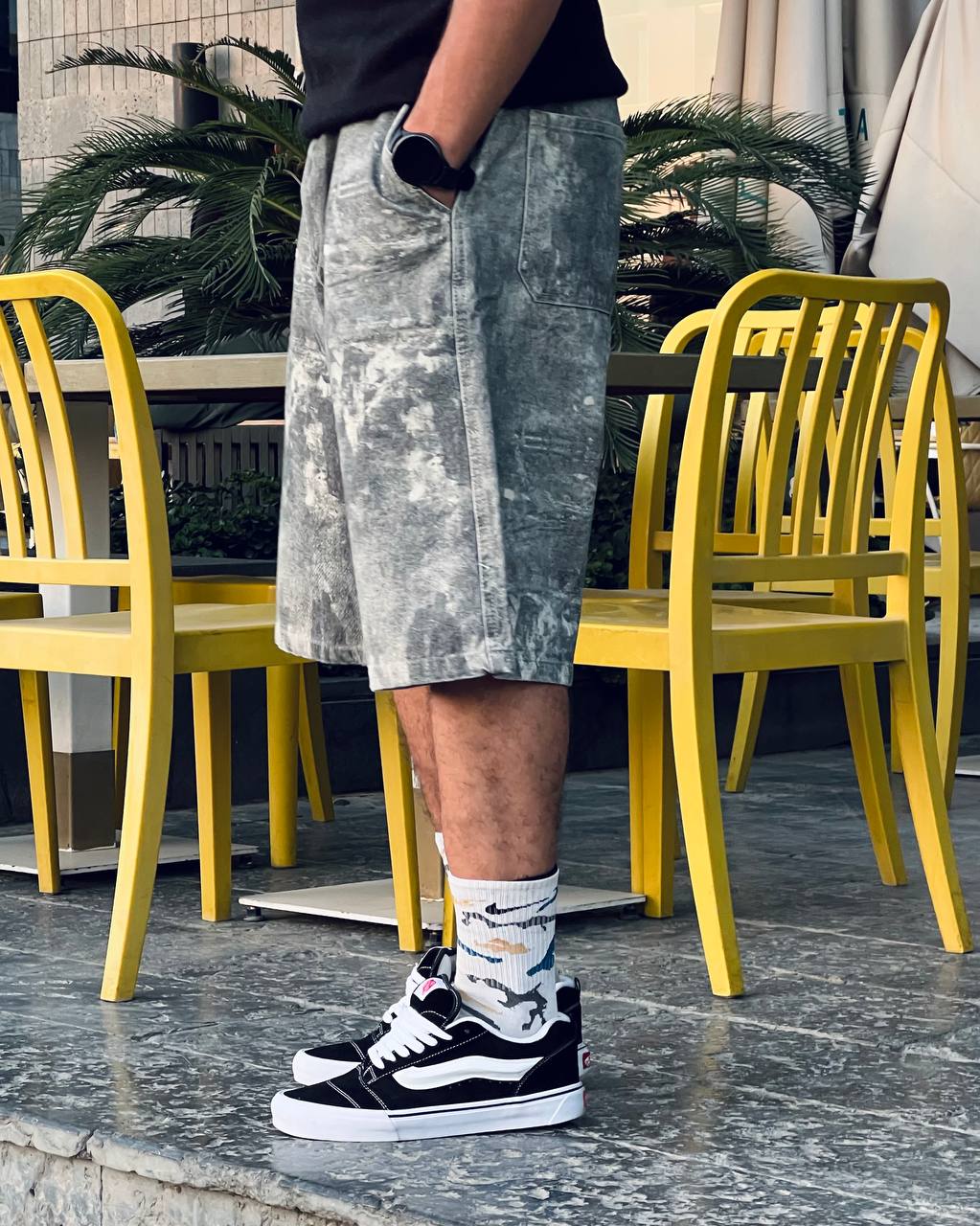 blure washed jorts