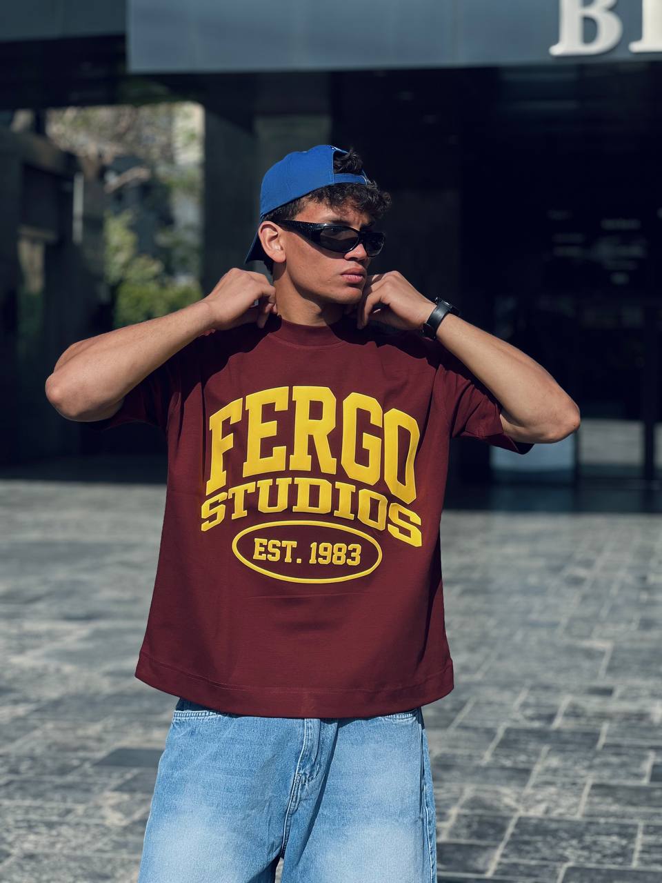 Oversized Marron T-Shirt