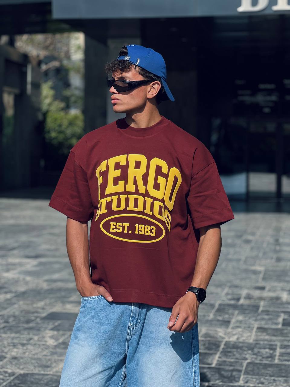 Oversized Marron T-Shirt