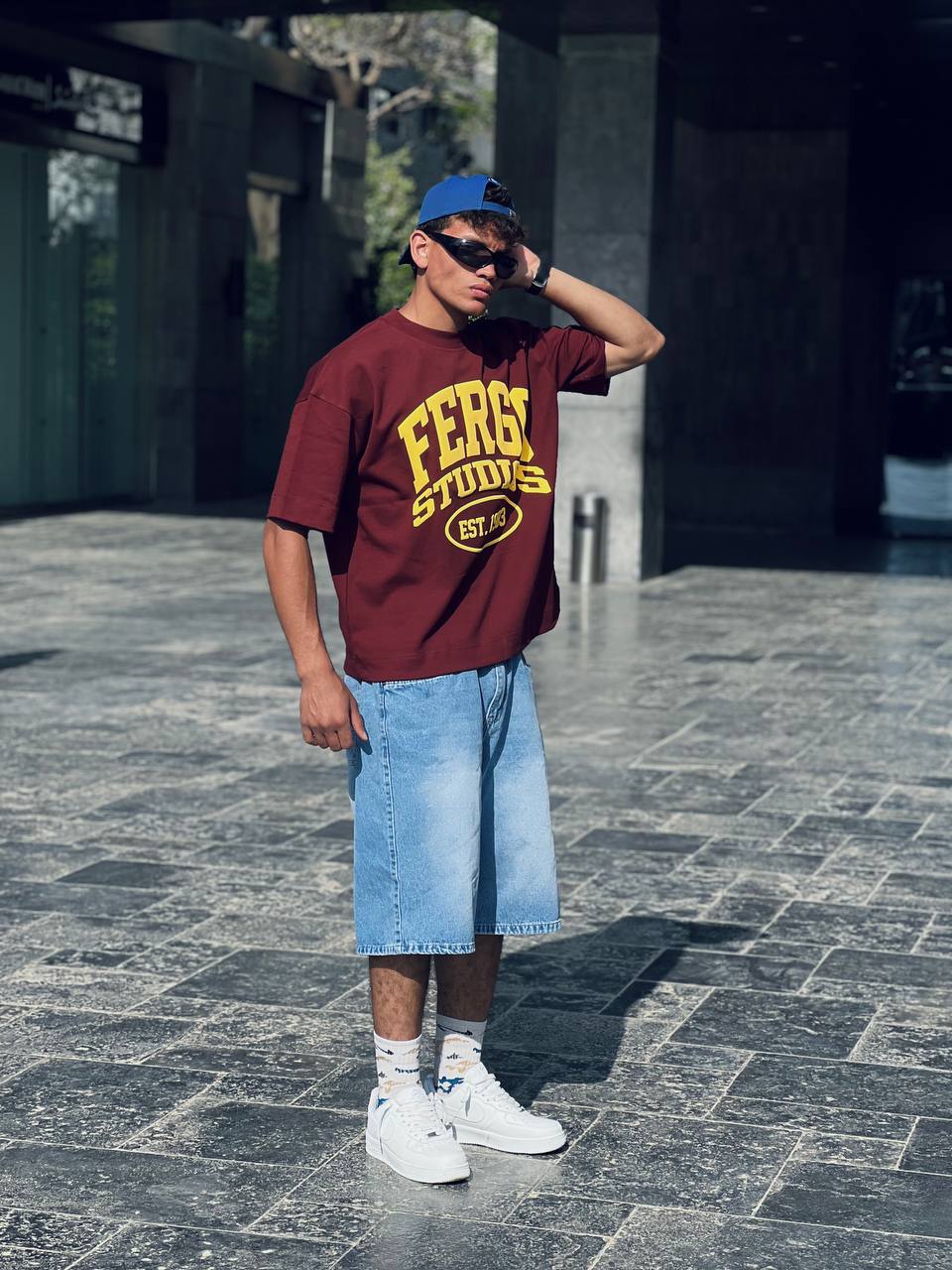 Oversized Marron T-Shirt