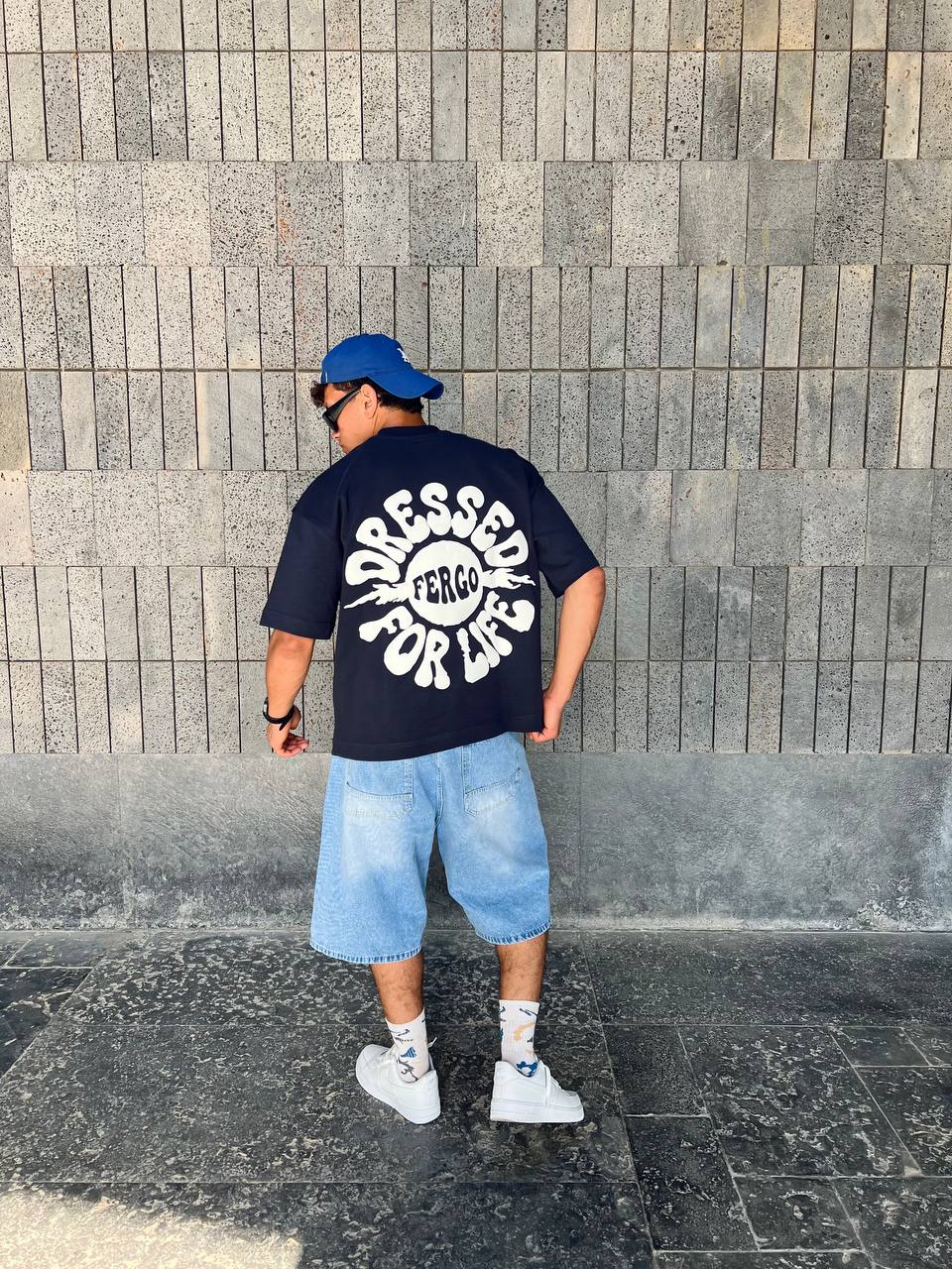 Oversized Navy T-Shirt