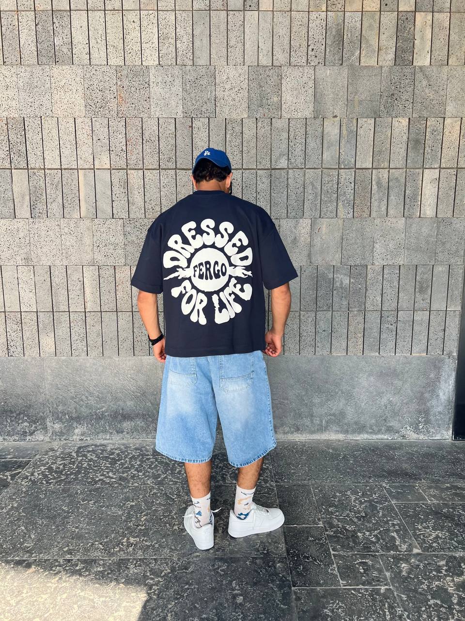Oversized Navy T-Shirt