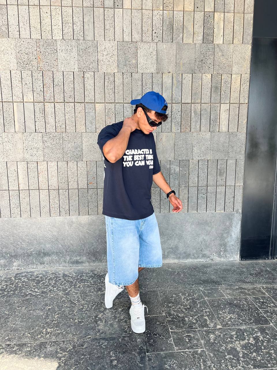 Oversized Navy T-Shirt