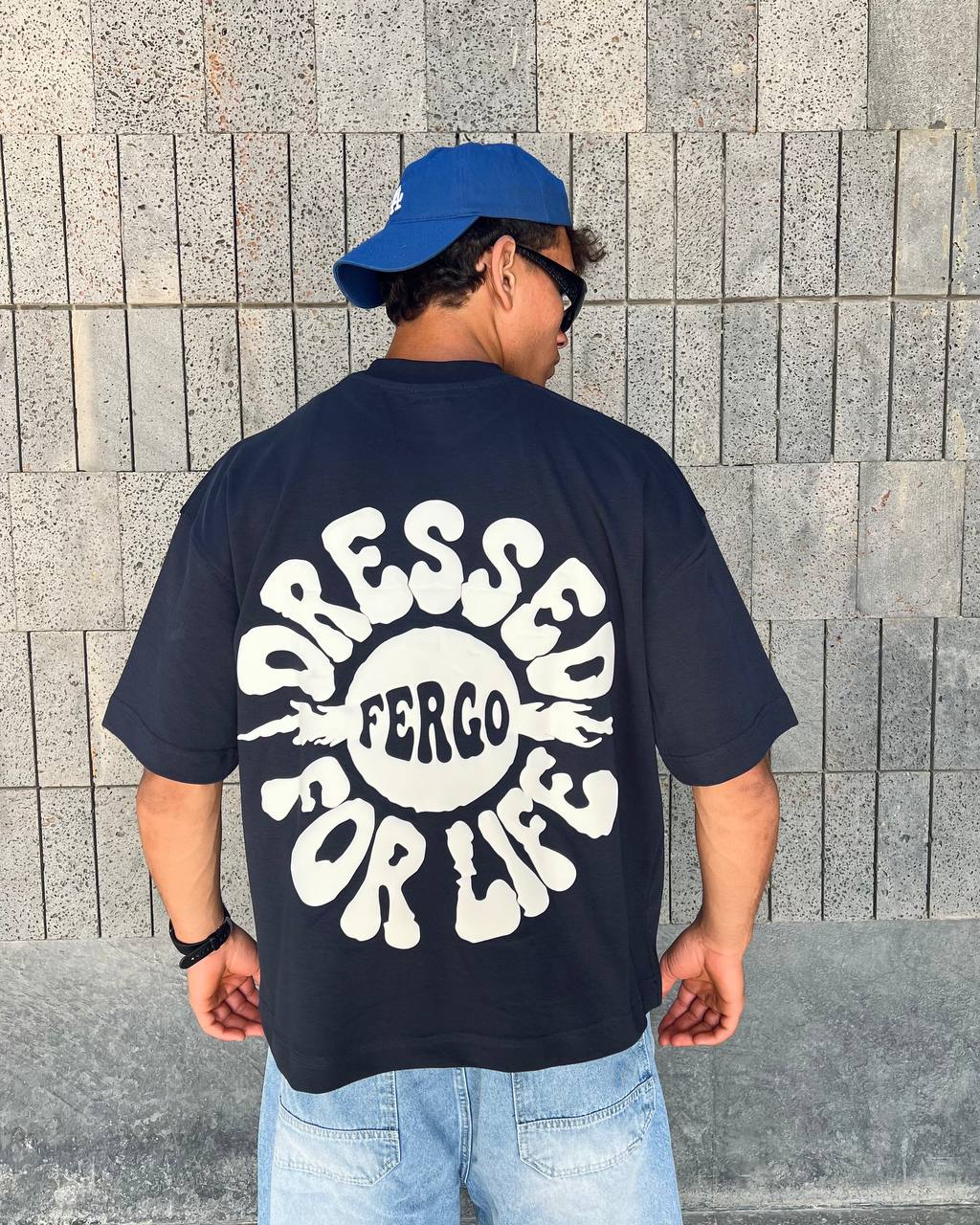 Oversized Navy T-Shirt