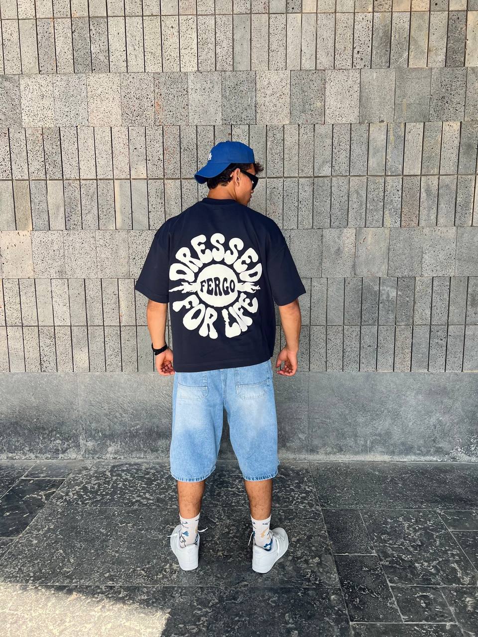 Oversized Navy T-Shirt