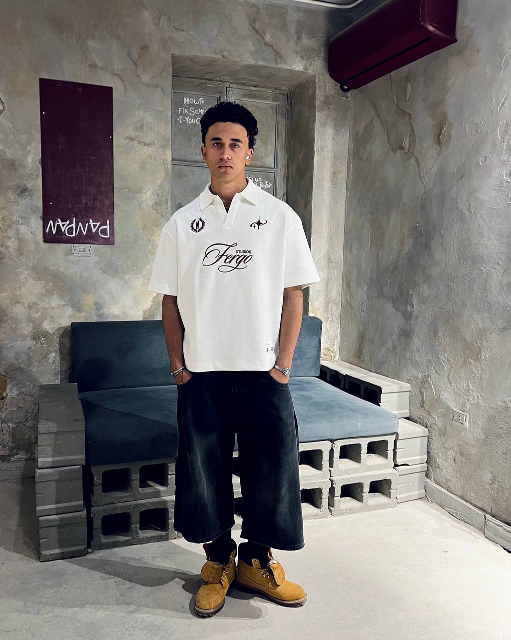 White Fergo Polo