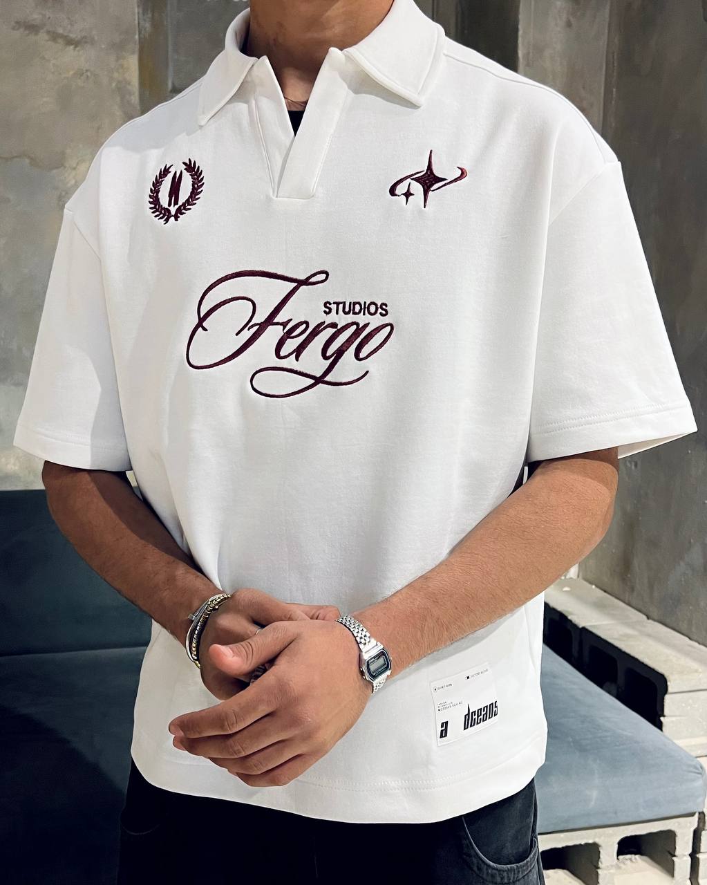 White Fergo Polo