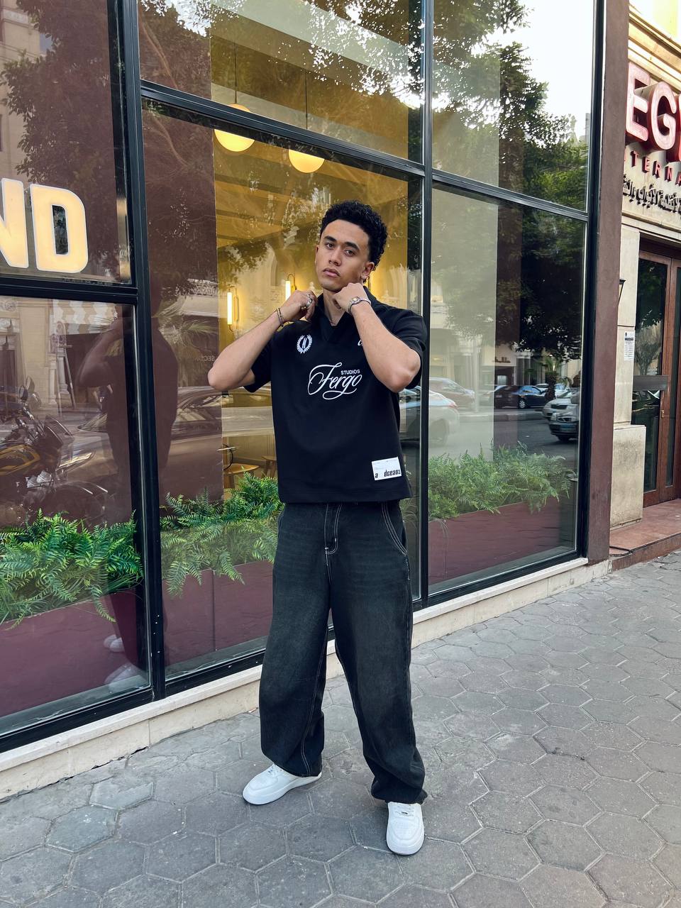 Black Fergo Polo