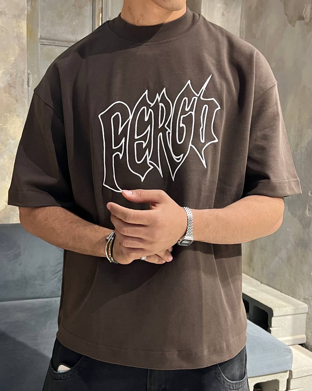 Oversized Brown T-shirt
