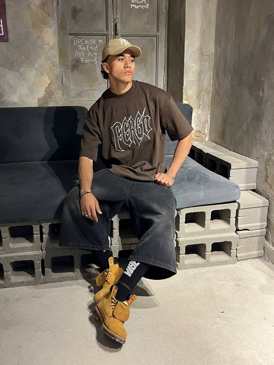 Oversized Brown T-shirt