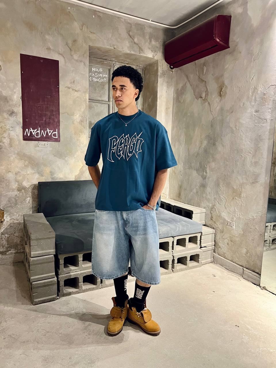 Oversized Indigo T-shirt