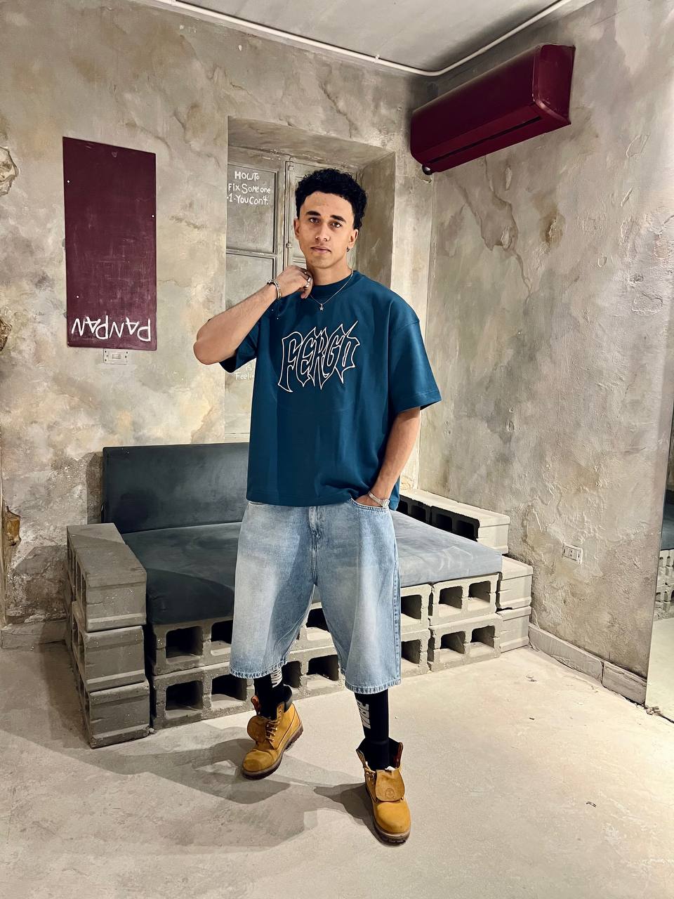 Oversized Indigo T-shirt