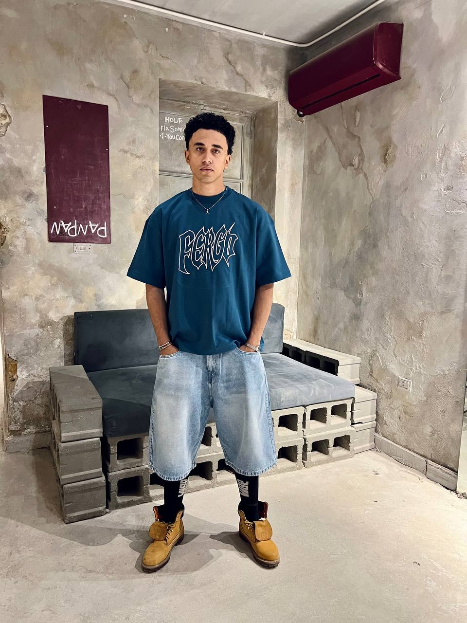 Oversized Indigo T-shirt
