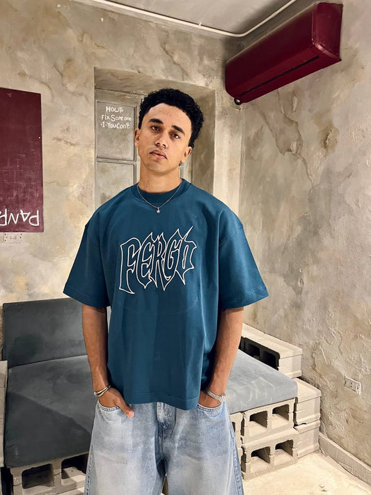 Oversized Indigo T-shirt