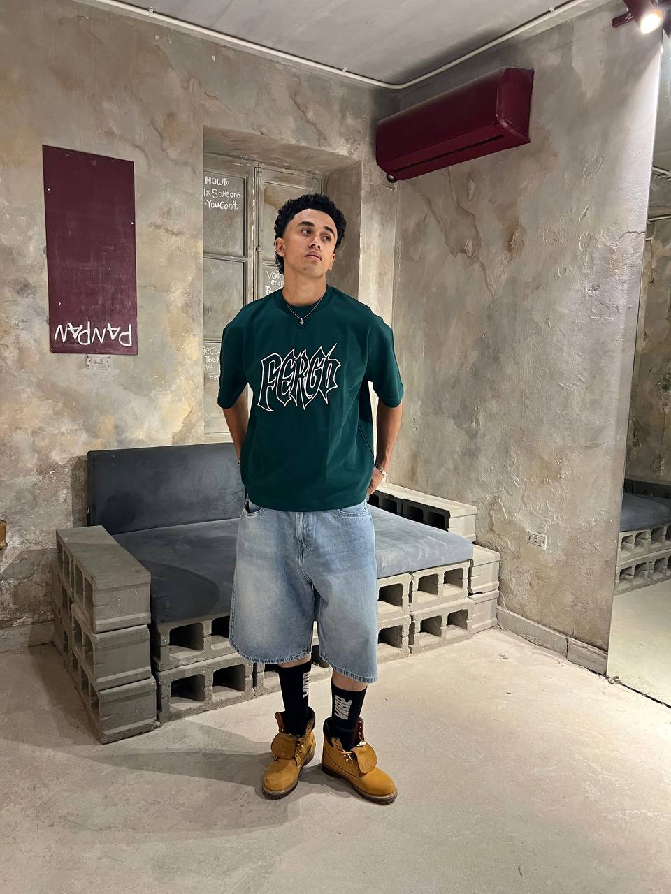 Oversized Green T-shirt