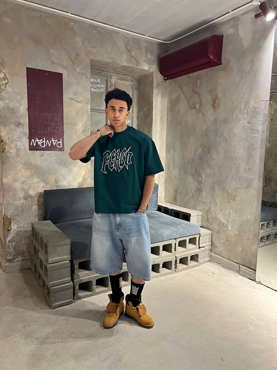 Oversized Green T-shirt