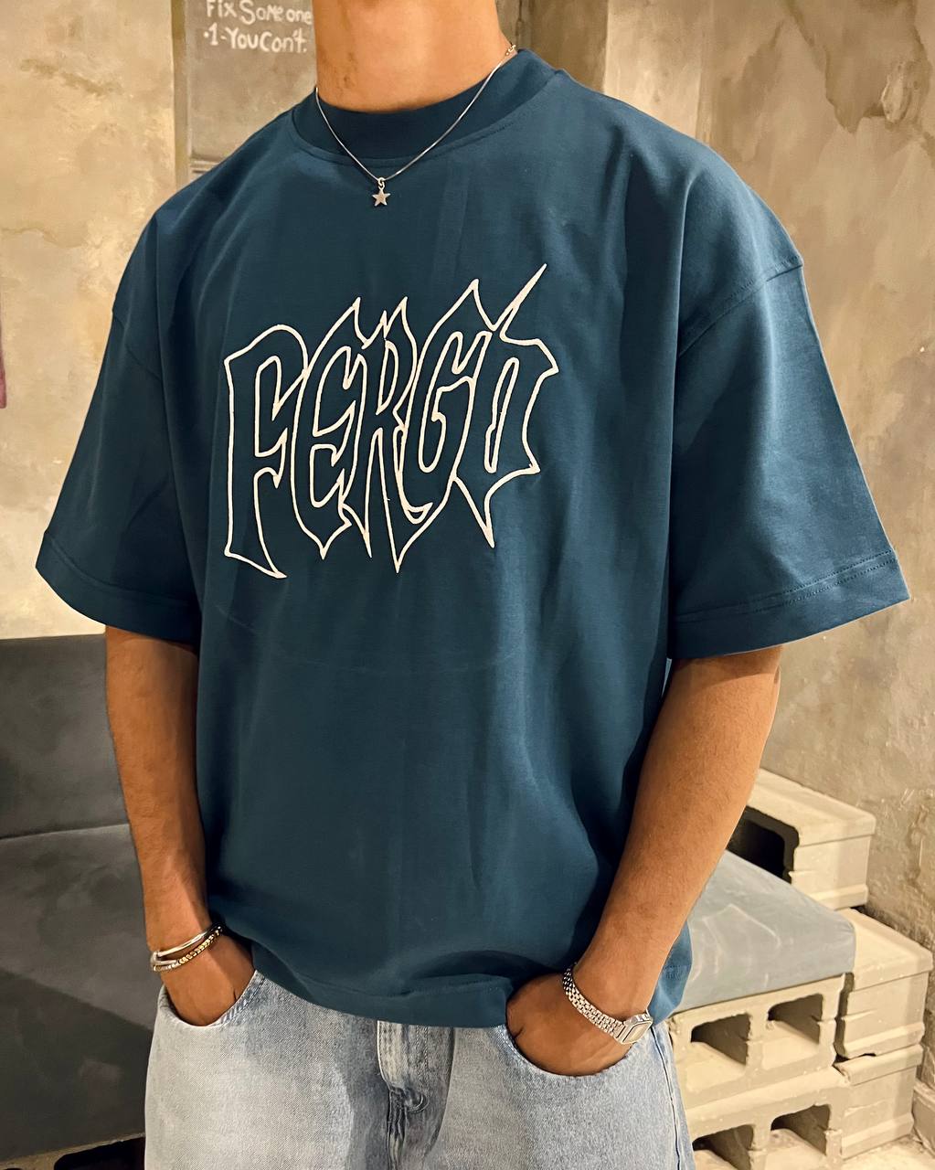 Oversized Indigo T-shirt