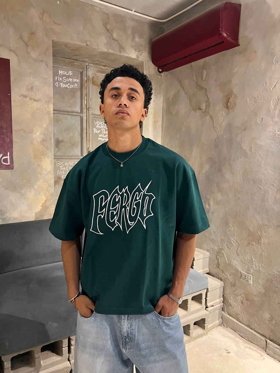 Oversized Green T-shirt