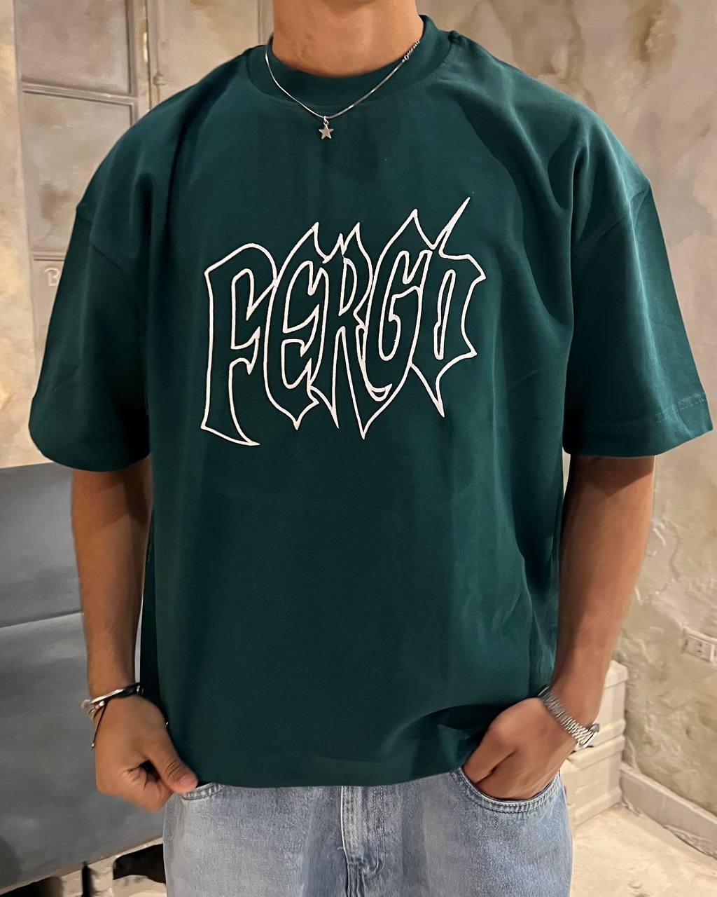 Oversized Green T-shirt